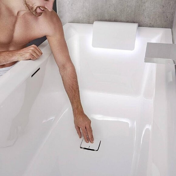 Акриловая ванна STILL SQUARE LED 170x75 L RIHO арт. BR02 (BR0200500K00131)