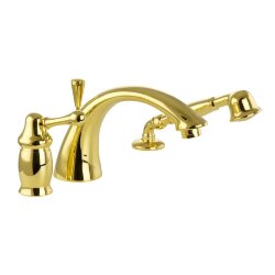 Смеситель на борт ванны моноком., на 3 отв., Migliore Maya, золото арт. 18929