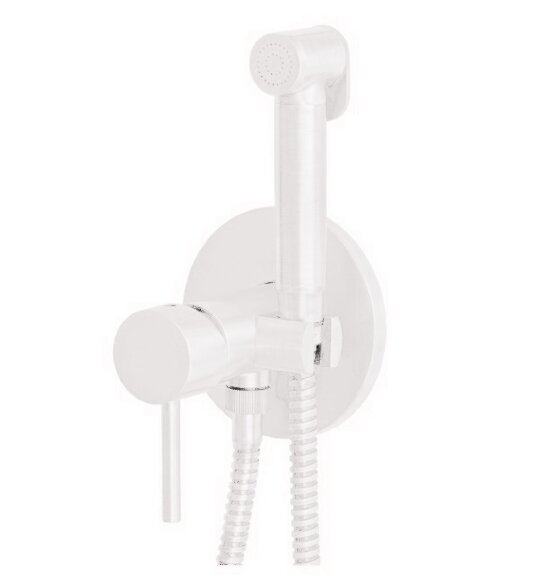 Гигиенический душ со смесителем Remer X STYLE X65WBO, цвет: белый