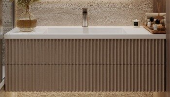 Столешница с интегрированной раковиной из искусственного камня Kolpa-san Kerrock 1080х400 STKPSKERR108040