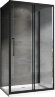 Душевой уголок Schwarzer Diamant 1200x800мм, Черный, ABBER арт. AG30120BH-S80B-S80B