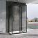Душевой уголок Schwarzer Diamant 1200x800мм, Черный, ABBER арт. AG30120BH-S80B-S80B