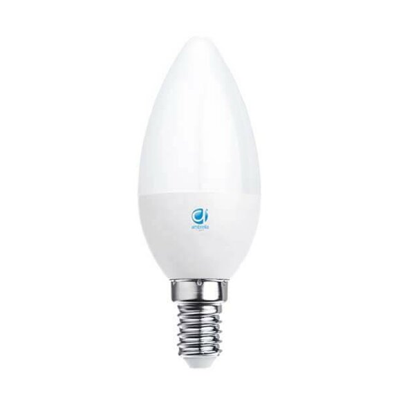 Лампа светодиодная E14 8W 4200K матовая  206184, Ambrella light цвет: белый