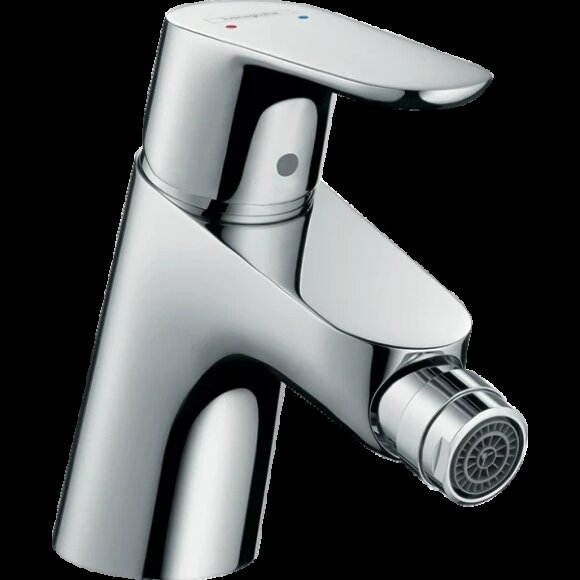 Hansgrohe смеситель для биде со сливным клапаном Push-Open, Focus, глянцевый хром арт. 31922000
