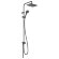 Hansgrohe душевая система Reno с переключателем потоков, Vernis Shape, матовый черный арт. 26282670