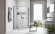 Душевая дверь kdj 120 l профиль черный стекло прозрачное, Radaway Essenza New арт. 385042-54-01L