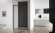 BelBagno Душевая дверь в нишу 120x195 матовый черный, ACQUA, арт. ACQUA-BF-1-120-C-NERO