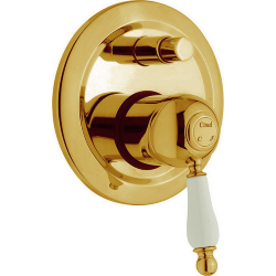 Смеситель встраиваемый однорычажный для ванны/душа CISAL Arcana Empress цвет: золото арт. EM00210024 Смеситель встраиваемый однорычажный для ванны/душа CISAL Arcana Empress цвет: золото арт. EM00210024