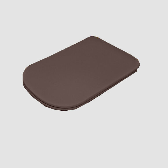 Сиденье ”Slim” для унитаза c микролифтом  KERASAN Tribeca, 519175 цвет: Borgogna matt