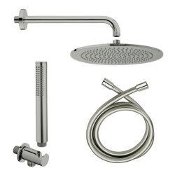 Душевой комплект Ø 300 мм Giulini Futuro FKD0530XNKO цвет: никель матовый