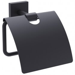 Timo Держатель туалетной бумаги  Selene с крышкой Черный арт. 12042/03