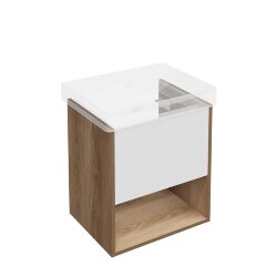 Тумба подвесная 1 ящик 55см, Kerama Marazzi Pro, PRO.55.1\OLM цвет: швейцарский вяз