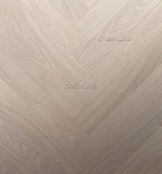 Паркет ёлка Greenline Smart Herringbone дуб авангард, цвет: бежевый, арт. 601