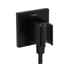 Держатель верхнего душа Hansgrohe FixFit Porter E 26889670  цвет: черный матовый