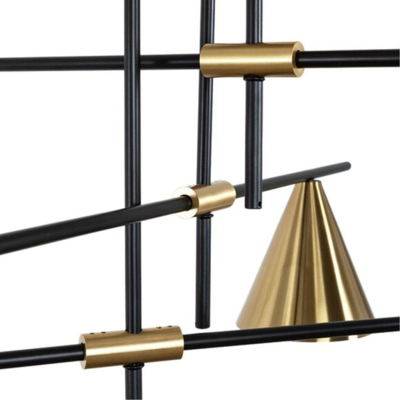 Подвесная люстра, вид хай-тек Jacob Arte Lamp цвет:  медь - A7029PL-9BK Подвесная люстра, вид хай-тек Jacob Arte Lamp цвет:  медь - A7029PL-9BK