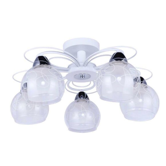 Потолочная люстра, вид модерн 7585 Arte Lamp цвет:  белый - A7585PL-5WH