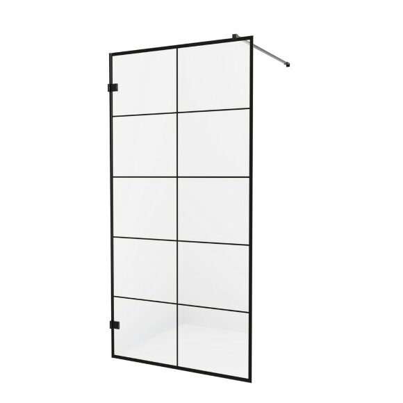Душевое ограждение 90x200 Avexa black New Trendy черный арт. EXK-2022