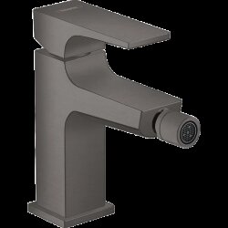 Hansgrohe смеситель для биде со сливным клапаном Push-Open, Metropol, матовый черный арт. 32520340 Hansgrohe смеситель для биде со сливным клапаном Push-Open, Metropol, матовый черный арт. 32520340