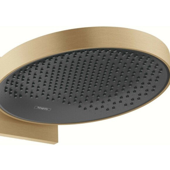 Hansgrohe верхний душ с настенным креплением, Rainfinity, матовая бронза арт. 26230140