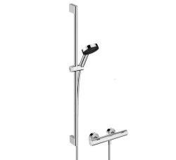 Hansgrohe термостатический смеситель для душа Relaxation с термостатом Fine и душевой штангой 90см, Pulsify Select S, глянцевый хром арт. 24261000 Hansgrohe термостатический смеситель для душа Relaxation с термостатом Fine и душевой штангой 90см, Pulsify Select S, глянцевый хром арт. 24261000