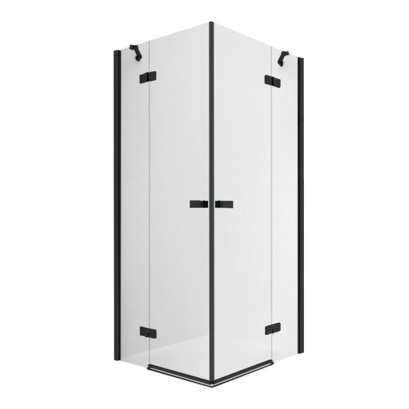 Душевое ограждение 80x100x200 Reflexa black New Trendy черный арт. EXK-4974