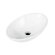 BelBagno Раковина керамическая накладная 530x330x140, овальная, глянцевый белый, арт. BB1147