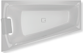 Акриловая ванна STILL SMART LED R 170x110 RIHO арт. BR03 (BR0300500K00130)