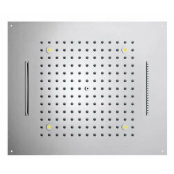 Верхний душ 570x470 мм, с 4 LED RGB, 3 режима, блок питания/управления, Cromoterapia BOSSINI Dream арт. H38907.030 цвет: хром Верхний душ 570x470 мм, с 4 LED RGB, 3 режима, блок питания/управления, Cromoterapia BOSSINI Dream арт. H38907.030 цвет: хром