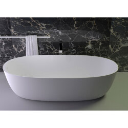 Ванна отдельностоящая овальная 180х85xh50см, со слив переливом KNIEF Prime 0600-011-01 цвет: белый матовый