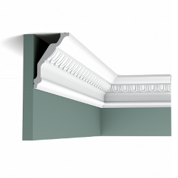 Карниз гибкий из полиуретана C302F Orac Luxxus Бельгия цвет: Белый