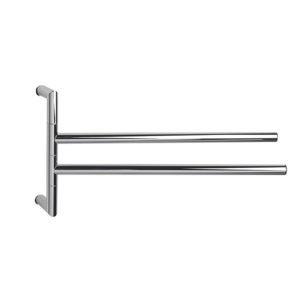 3SC Полотенцедержатель двойной, поворотный, плечо 35см,  Guy цвет: хром арт. GU19SL