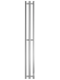 Полотенцесушитель X-3 plaza neo 120/12 электрический Двин, нержавеющая сталь арт. 4657801241369