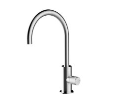 Смеситель для раковины с поворотным изливом с боковым управлением, без донного клапана, Nobu Bossini, INZ207.075 цвет: нержавеющая сталь Смеситель для раковины с поворотным изливом с боковым управлением, без донного клапана, Nobu Bossini, INZ207.075 цвет: нержавеющая сталь