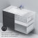 База под раковину подвесная Inspire 2.0 AM.PM, арт. M50AFHX1003GM цвет: серый