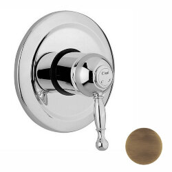 Смеситель встраиваемый однорычажный для душа CISAL Arcana Royal цвет: бронза арт. AY00300027 Смеситель встраиваемый однорычажный для душа CISAL Arcana Royal цвет: бронза арт. AY00300027