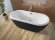 Акриловая ванна DUA FS 180x86 BLACK AND WHITE RIHO арт. BD01 (BD0166500000000)