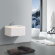Тумба с раковиной (900x520x400), U925.900, Unihopper, Corian раковина-столешница, LED light, Black&White арт. 925900