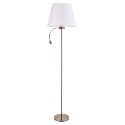 Торшер, вид ретро Elba Arte Lamp цвет:  белый - A2581PN-2AB
