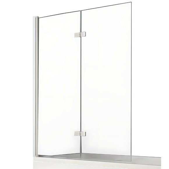 Шторка для ванны 100 см L New soleo chrome New Trendy хром арт. P-0028