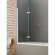 Шторка для ванны 100 см L New soleo chrome New Trendy хром арт. P-0028