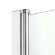 Шторка для ванны 100 см L New soleo chrome New Trendy хром арт. P-0028