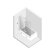Шторка для ванны 100 см L New soleo chrome New Trendy хром арт. P-0028