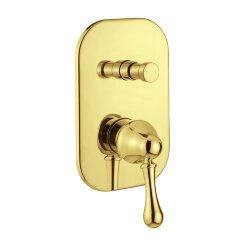 Смеситель скрытого монтажа моноком., 2-х позиционный с девиатором, Migliore Maya, золото арт. 18933