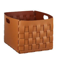 Корзинка Bottega коньяк, 40х40 кожа ADJ - 1048.09 Корзинка Bottega коньяк, 40х40 кожа ADJ - 1048.09