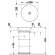 Раковина накладная ?50см, без перелива, без отв., WonderGliss, DURAVIT White Tulip - 23655000701 цвет: белый