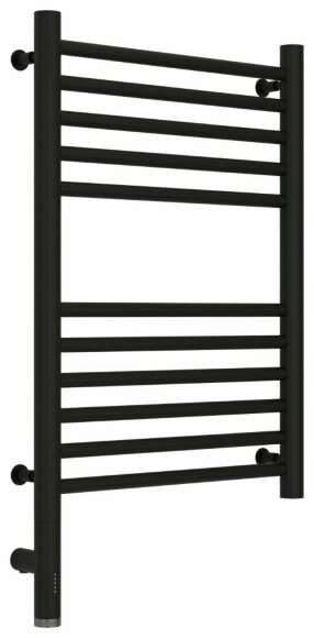 Электрический полотенцесушитель Богема 3.0 прямая 600х400 МЭМ левый Сунержа, 31-5804-6040 цвет: матовый чёрный Электрический полотенцесушитель Богема 3.0 прямая 600х400 МЭМ левый Сунержа, 31-5804-6040 цвет: матовый чёрный