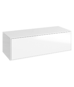 AQWELLA Genesis Дополнительная подвесная тумба с одним выдвижным ящиком в цвете белый глянец. - GEN0310W AQWELLA Genesis Дополнительная подвесная тумба с одним выдвижным ящиком в цвете белый глянец. - GEN0310W