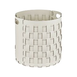 Круглая корзина Bottega ADJ Италия, D40xH40 цвет: белый (панна котта) арт. 1050.10/16