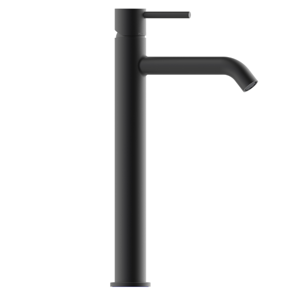 Высокий однорычажный смеситель для раковины c донным клапаном, Teo Bossini, Z00703.073 цвет: черный