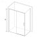 RGW Душевой уголок SV-45 140х70 профиль хром стекло прозрачное алюминий, стекло арт. 06324547-011